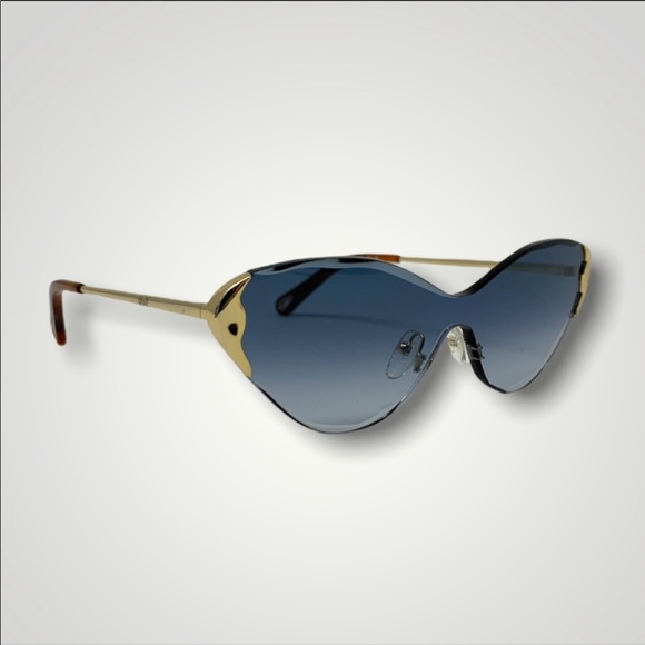 Chloe Curtis 60mm Cat Eye Shield Sunglasses - Picture 4 of 11